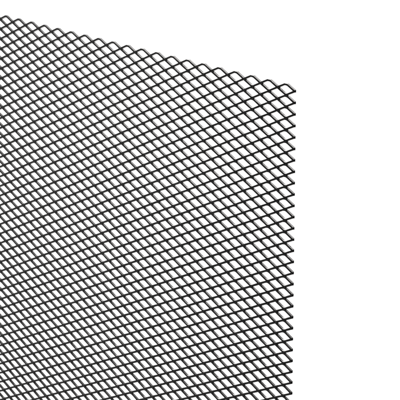 Black Steel Expanded Metal 11113