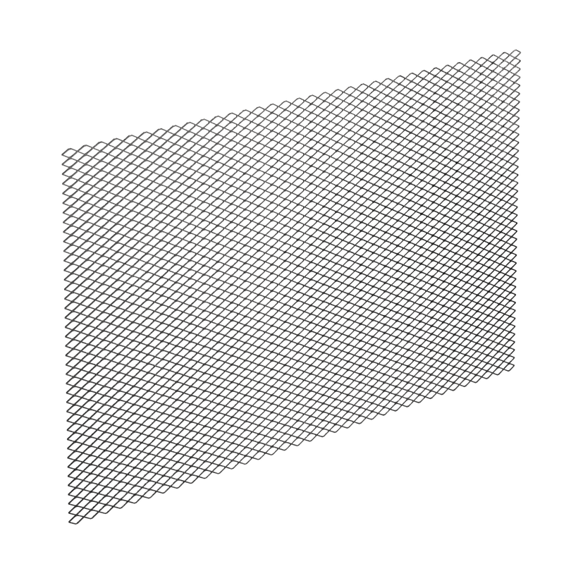 Black Steel Expanded Metal 11118