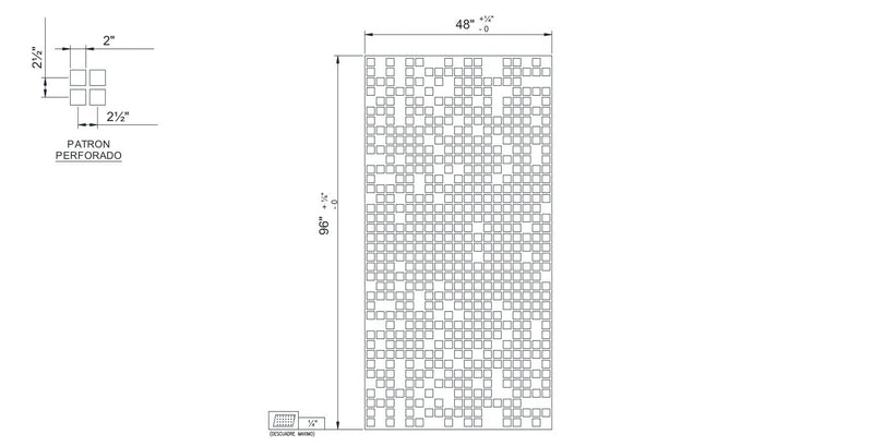 Steel Perforated Panel 119322