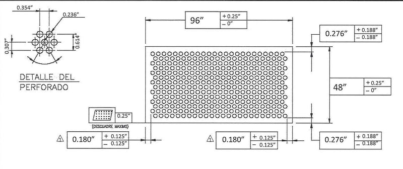 Steel Perforated Panel 117328