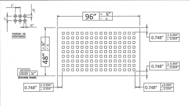 Steel Perforated Panel 117783