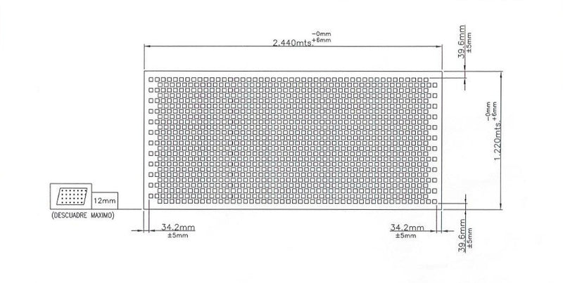 Aluminum Perforated Panel 117000