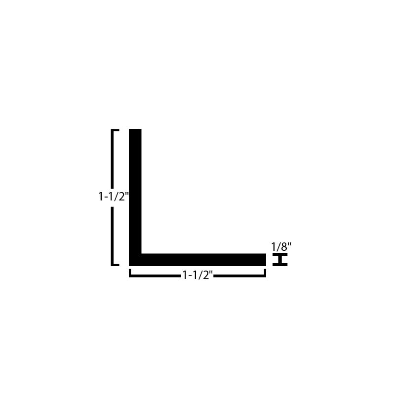 Black Steel Angle