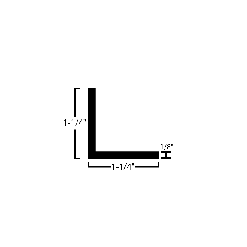 Black Steel Angle