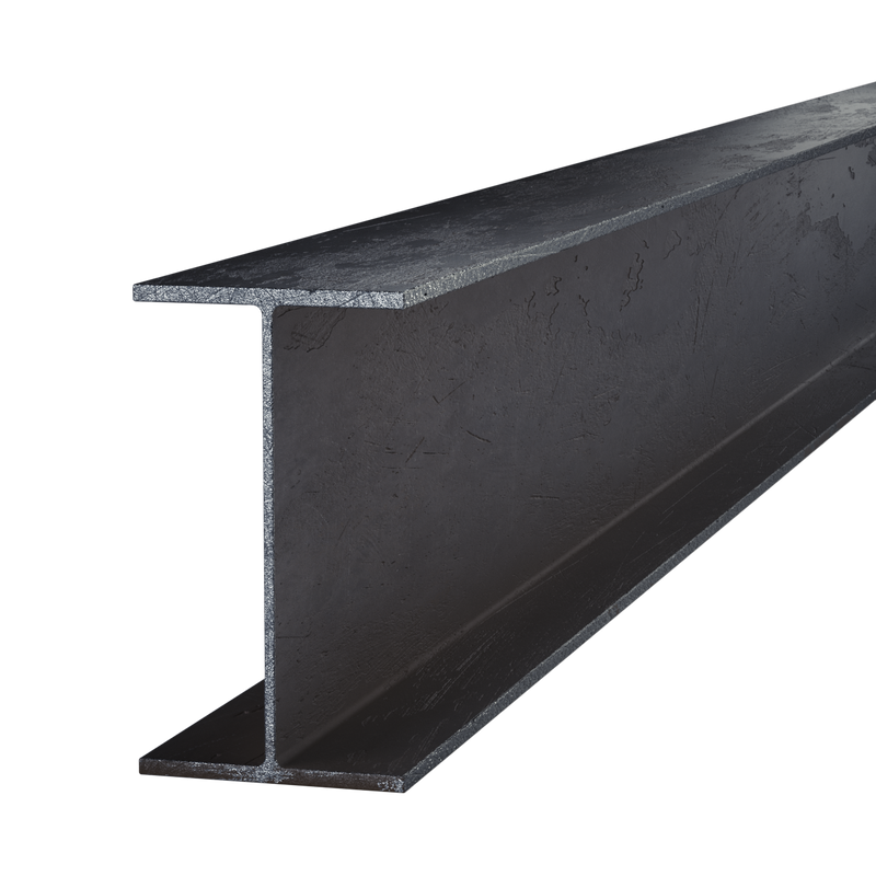 Black Steel Wide Flange Beam