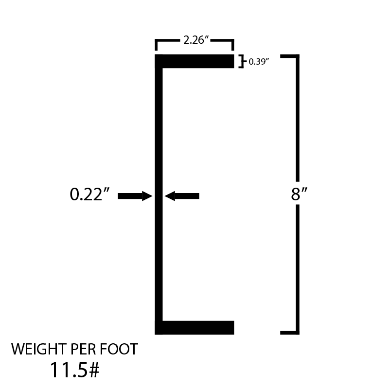 Black Steel C-Channel