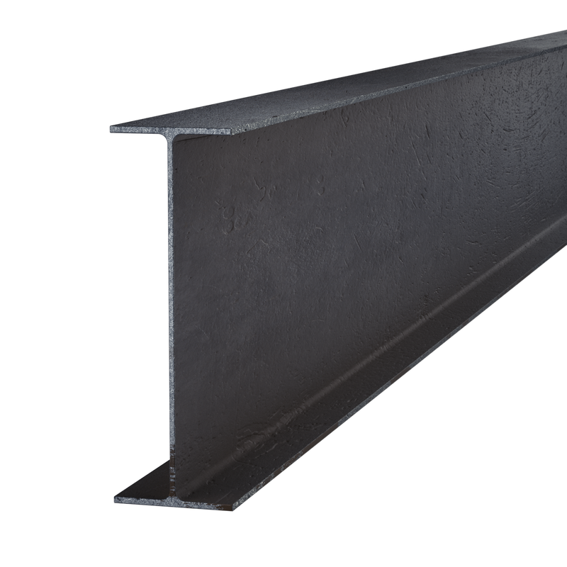 Black Steel Wide Flange Beam