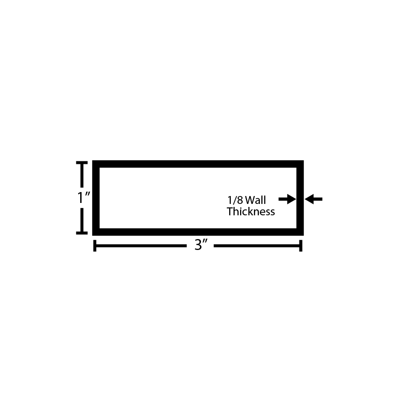 Aluminum Rectangular Tube