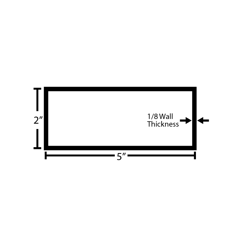 Aluminum Rectangular Tube