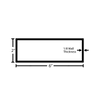 Aluminum Rectangular Tube