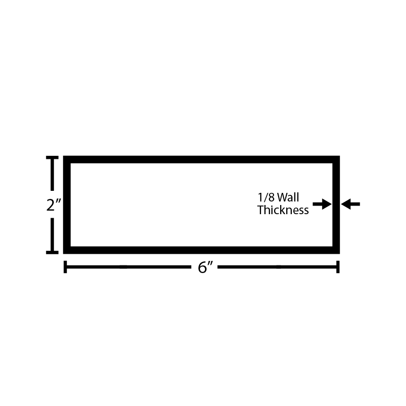 Aluminum Rectangular Tube