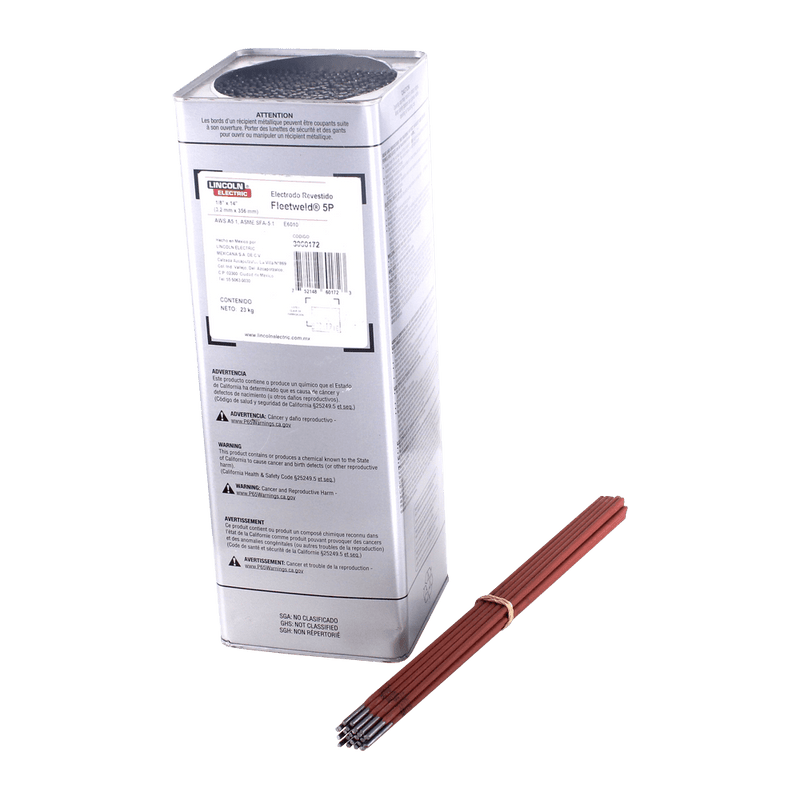 Lincoln Mild Steel Stick Electrodes 6010 - Steel and Pipes Inc.