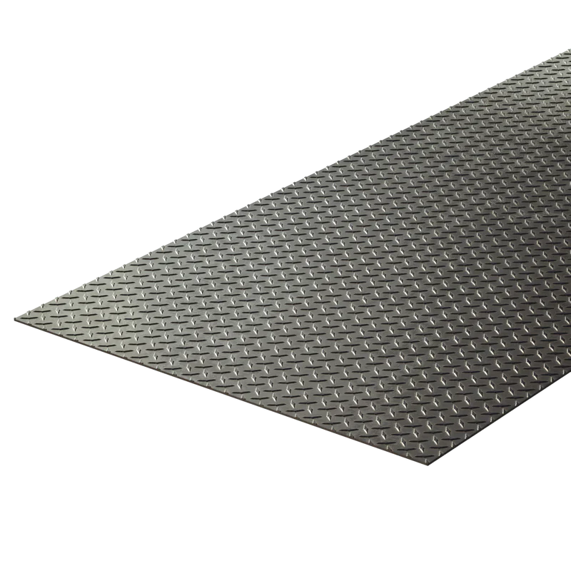 Black Steel Diamond Plate 3/16''