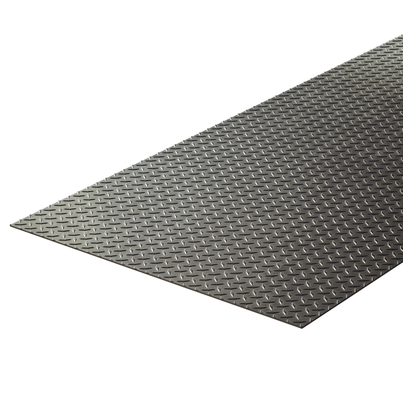 Black Steel Diamond Plate 3/16