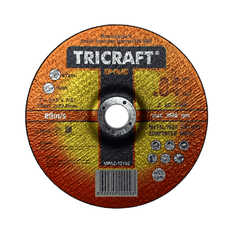 Tricraft Metal/Stainless Cutting Disc - Steel and Pipes Inc.