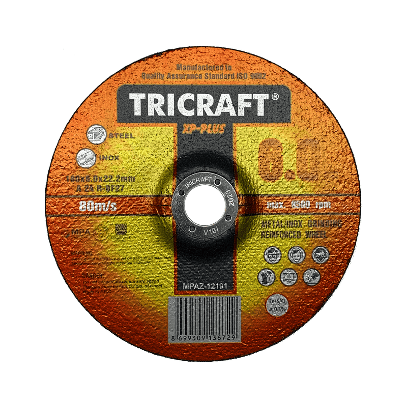 Tricraft Metal/Stainless Grinding Disc - Steel and Pipes Inc.