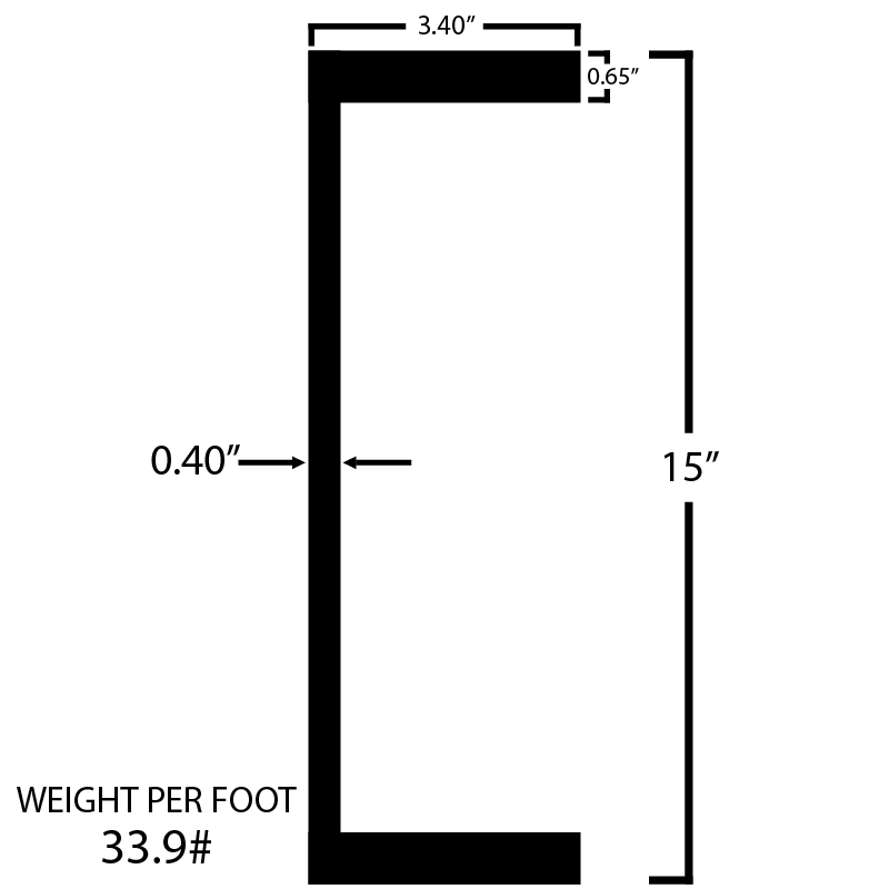 Black Steel C-Channel