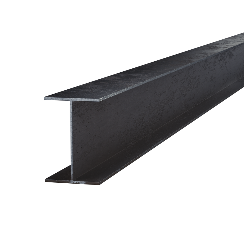 Black Steel Wide Flange Beam