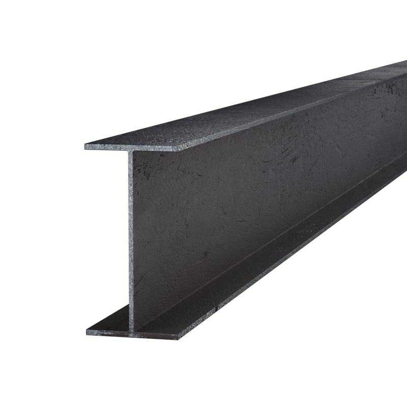 Black Steel Wide Flange Beam
