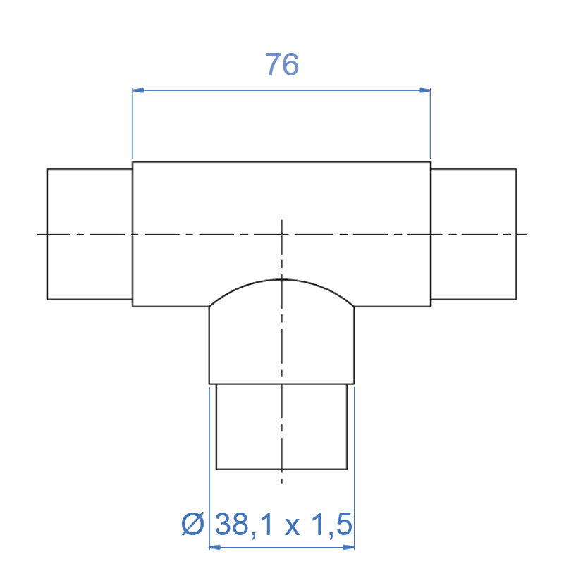 Inox® 3-Way Flush ''T''
