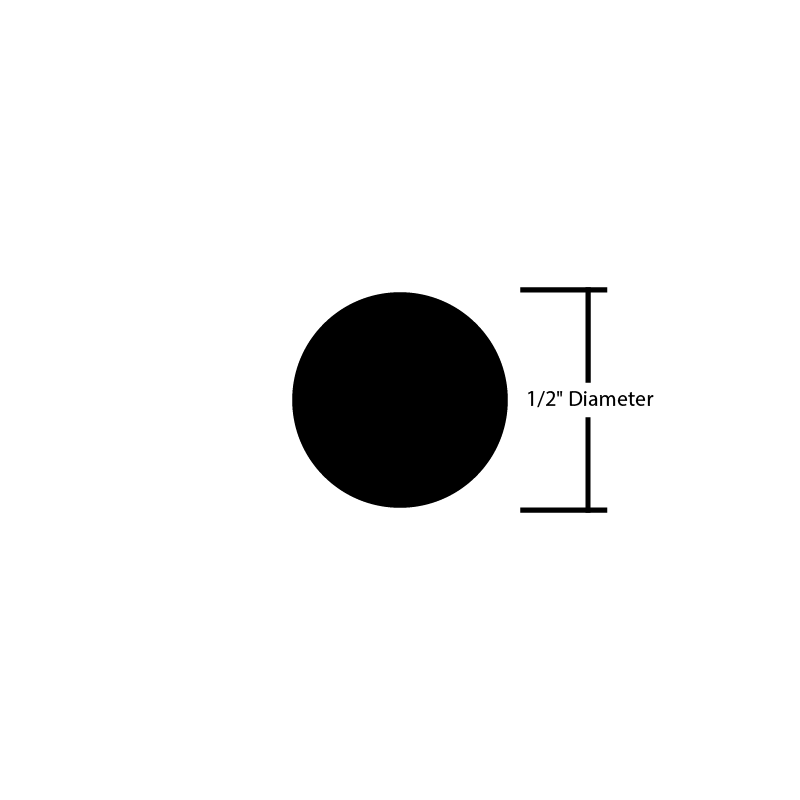 Black Steel Bar Round
