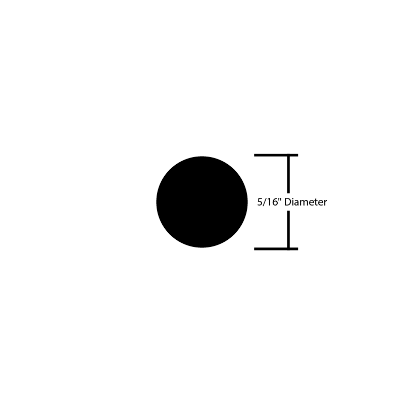 Black Steel Bar Round