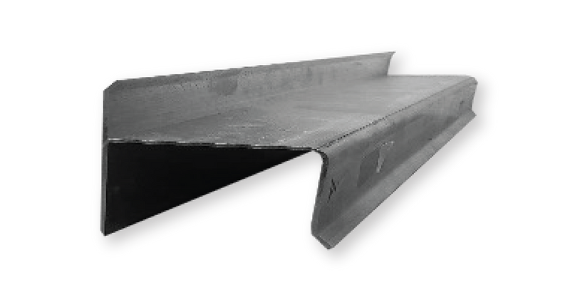 Aluminum Hurricane Panel Top Channel