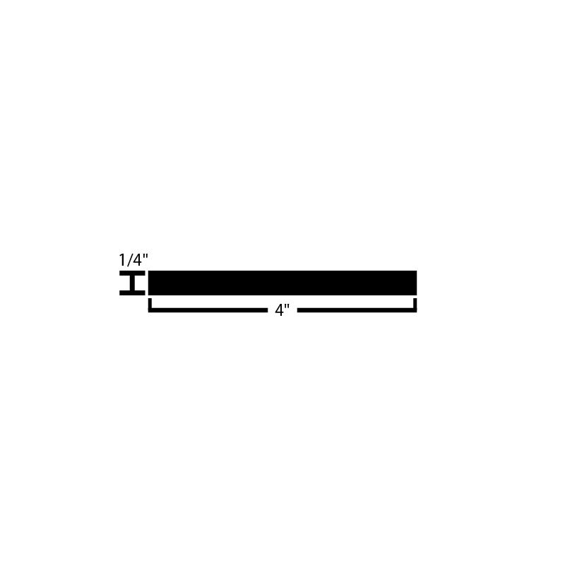 Black Steel Flat Bar