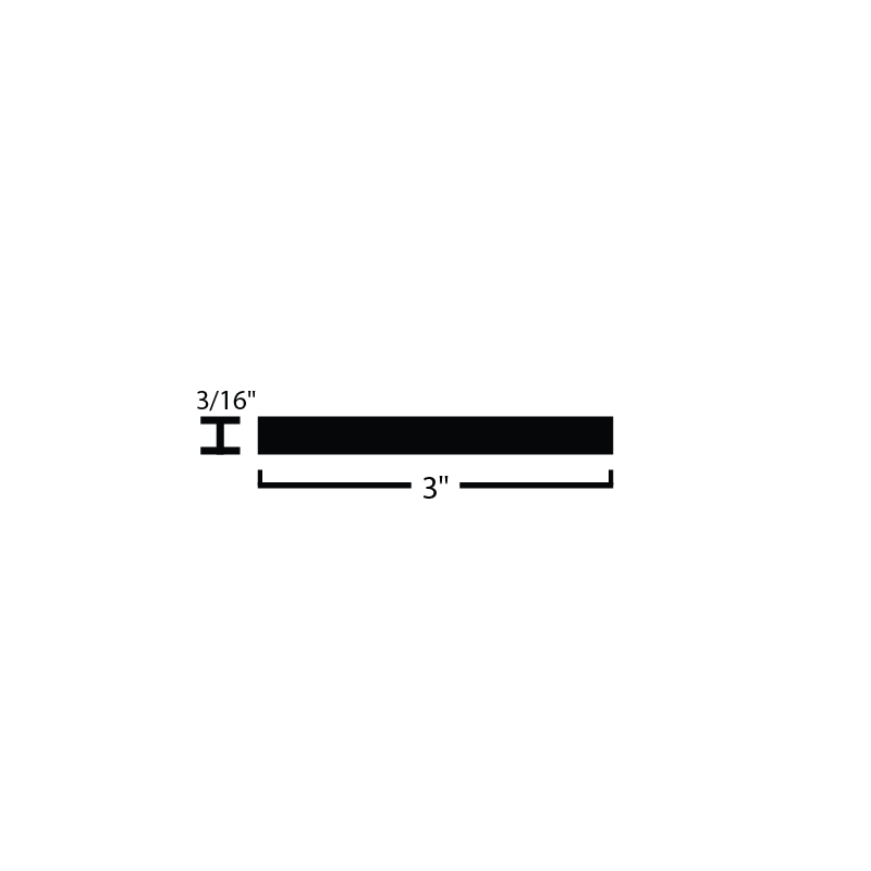 Black Steel Flat Bar