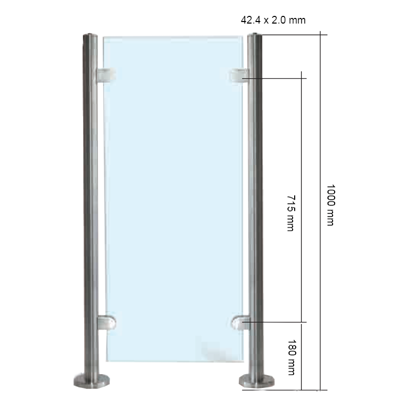 Inox® Round Section Newel End Post