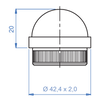 Inox® Semispherical End Caps