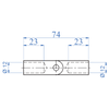 Inox® Pivotable Round Bar Connector