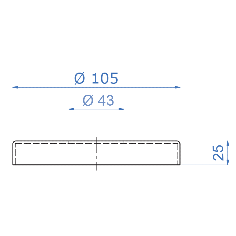 Inox® Flange Canopy