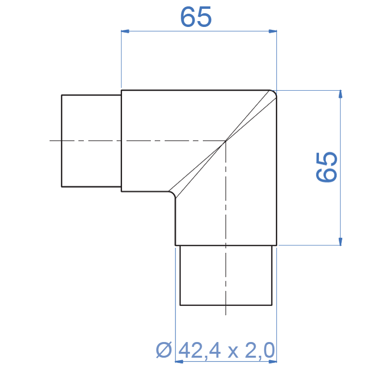 Inox® 90° Angle Elbow