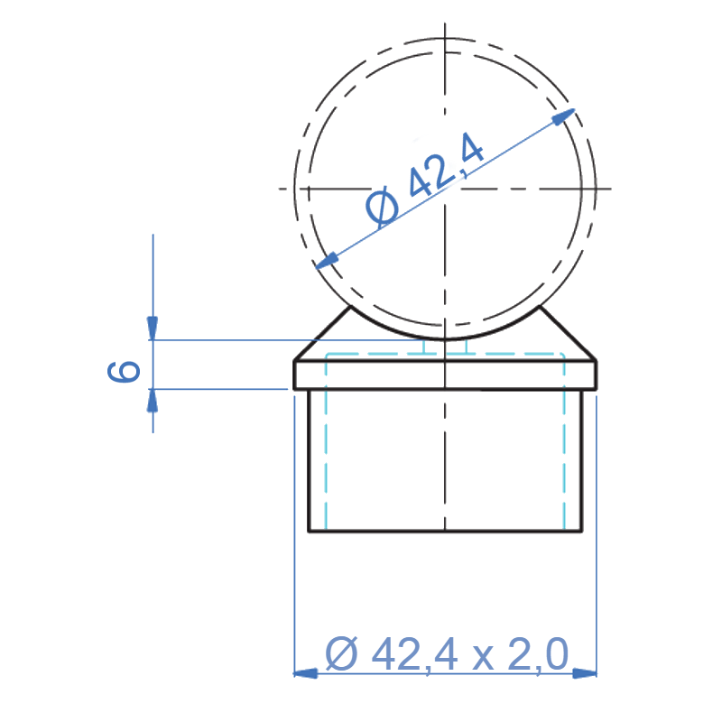 Inox® Tube Adapter