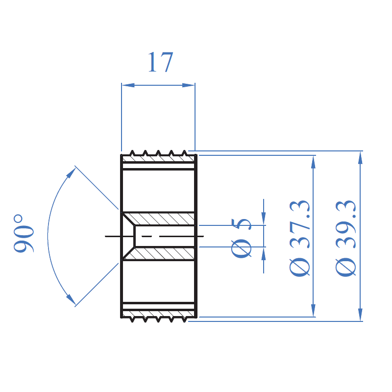 Inox® Plastic Support For End Caps & Fittings