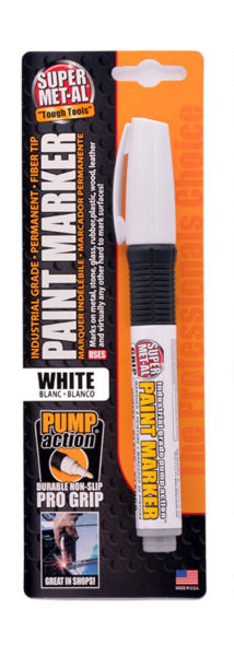 Super MET-AL Oil Base White Marker