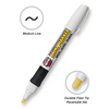 Super MET-AL Oil Base White Marker