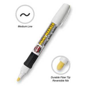 Super MET-AL Oil Base White Marker