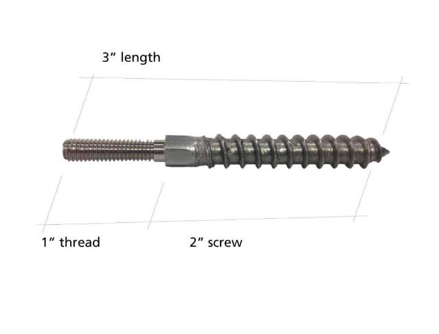 Inox® Right Hand Threaded Bolt