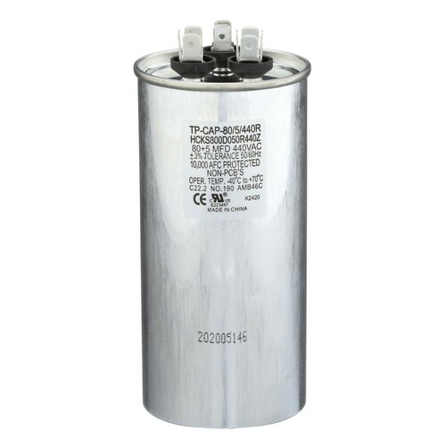 Round Dual Capacitor