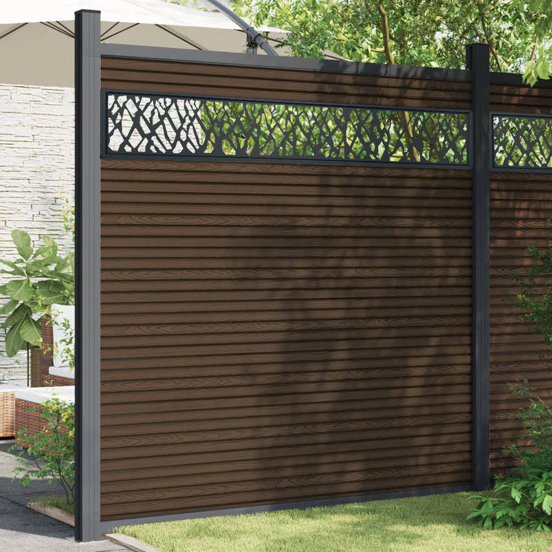 WPC Walnut Fence Board