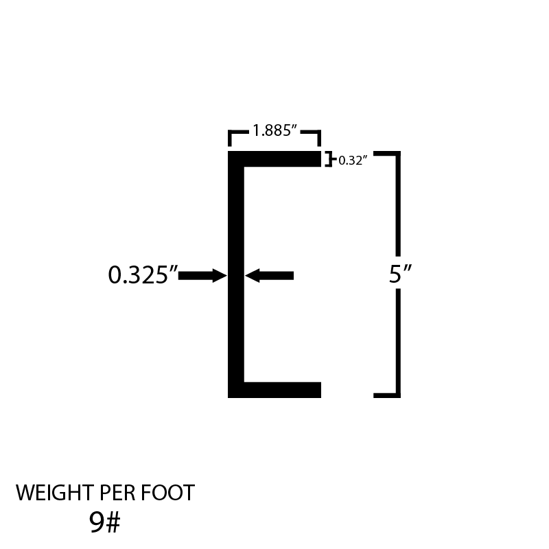 Black Steel C-Channel