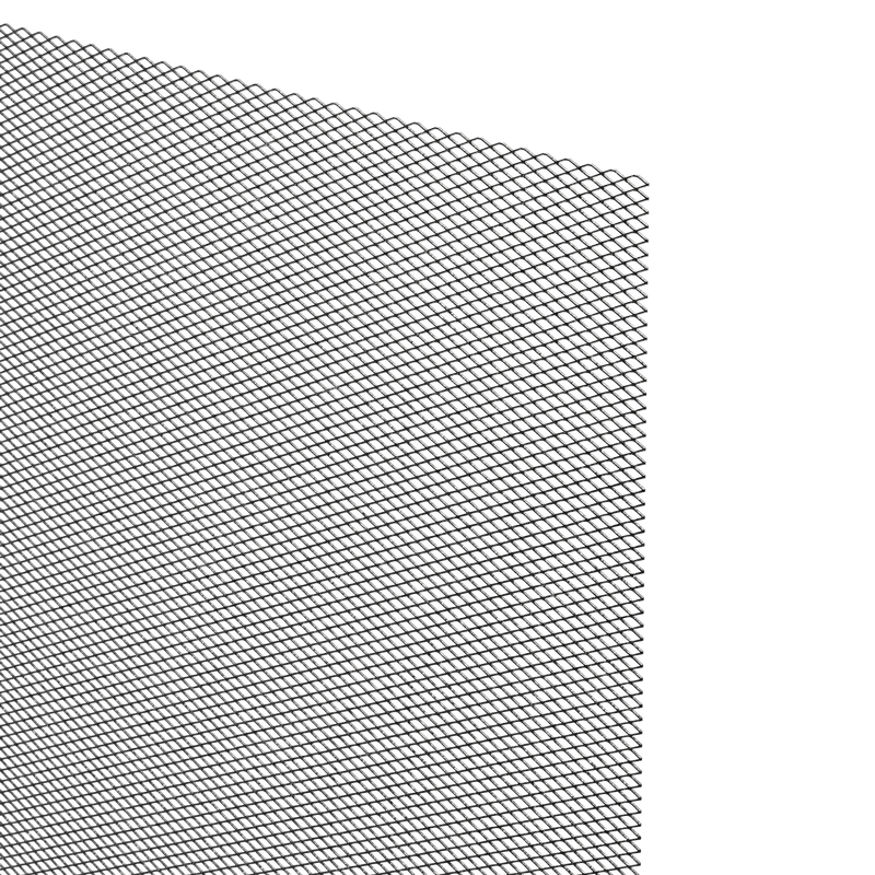 Black Steel Expanded Metal 22512