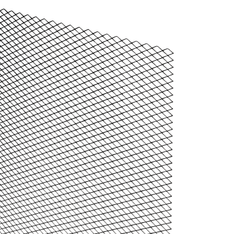 Black Steel Expanded Metal 22513