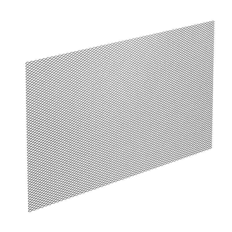 Black Steel Expanded Metal 24259
