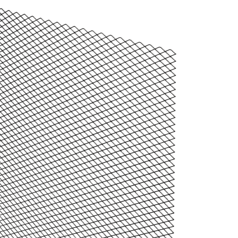 Black Steel Expanded Metal 24259