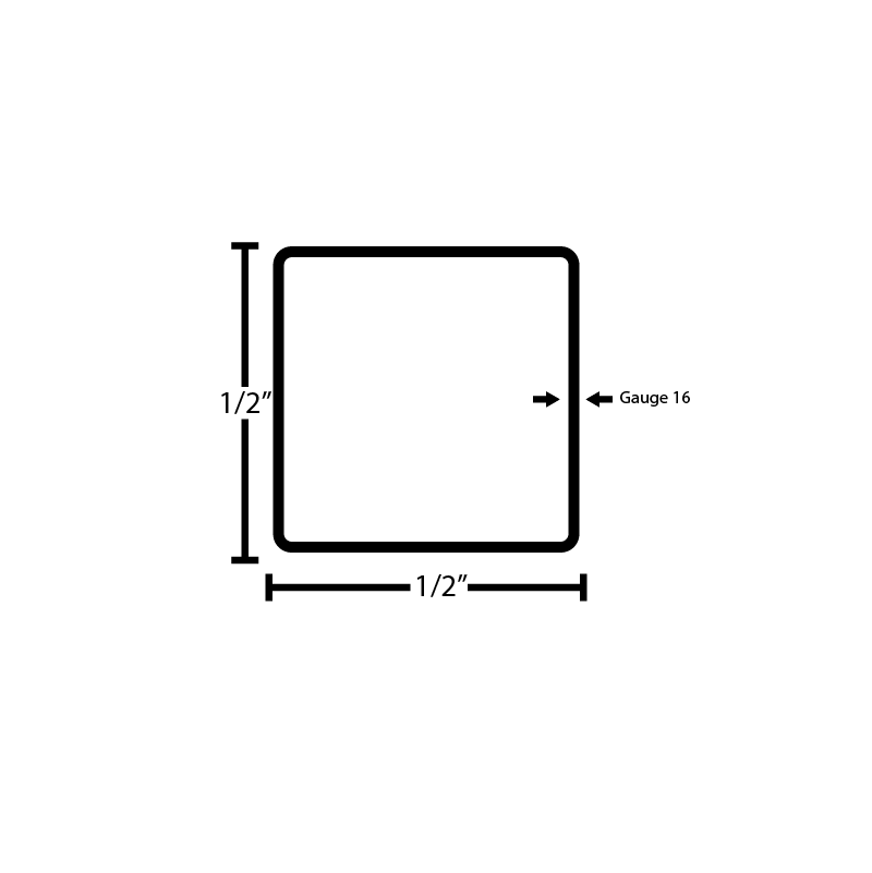 Aluminum Squared Tube