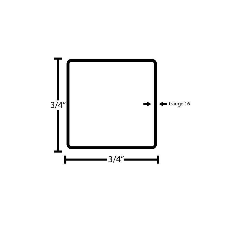 Aluminum Squared Tube