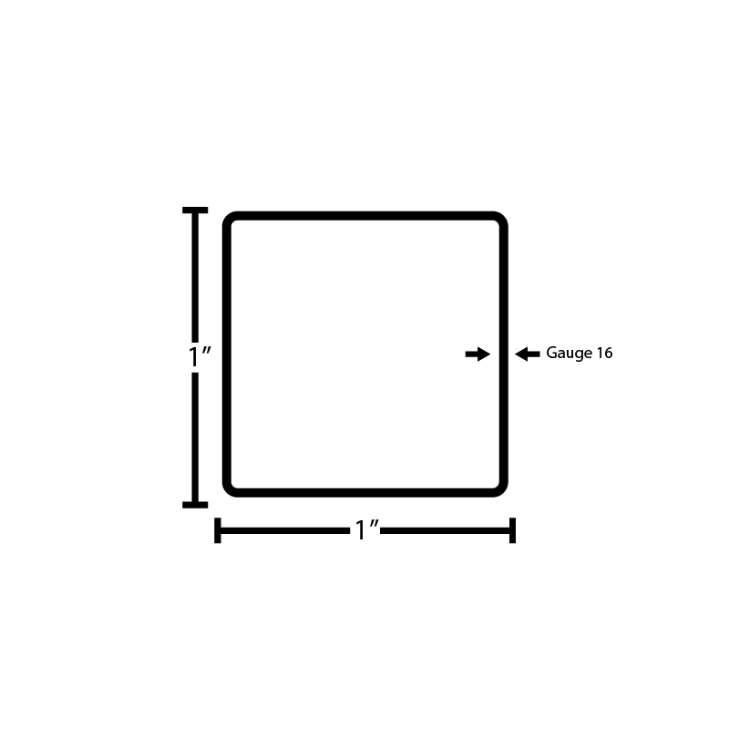 Aluminum Squared Tube